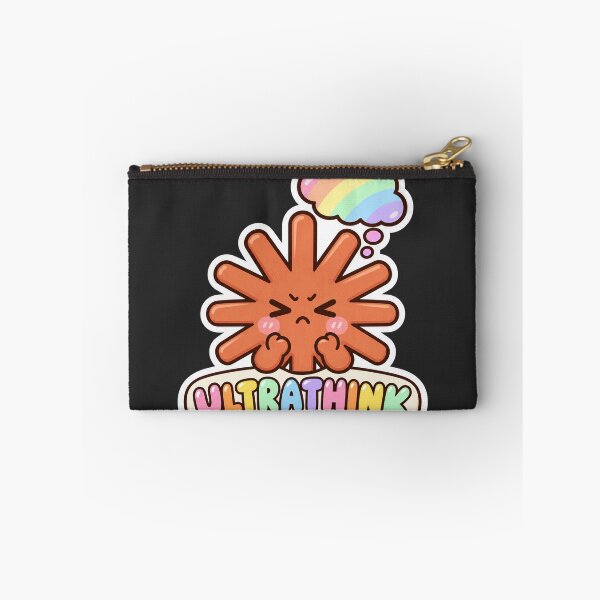 Item preview, Ultrathink Kawaii Claude Code - Cute Rainbow Claude AI Developer Sticker designed and sold by Stick Erify.