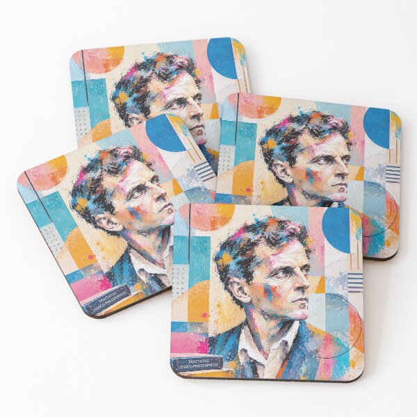 Item preview, Ludwig Wittgenstein Painting – Portrait of a Great Philosopher designed and sold by GalleryKauffeld.