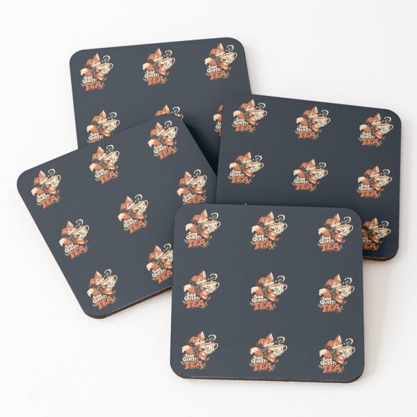 Item preview, Side Quest Tea Fox Pattern designed and sold by mayank2401.