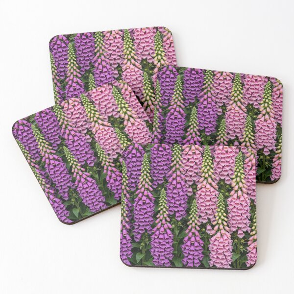 Item preview, Foxgloves Across the Canvas — Purple and Pink Foxglove Spikes designed and sold by Stevercortinas.