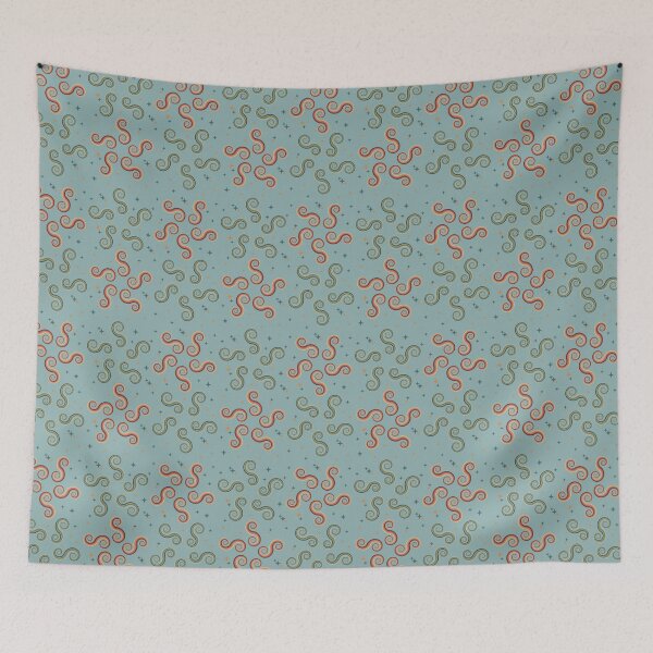 Item preview, Groovy psychedelic swirls vintage retro vibes designed and sold by Pattique.