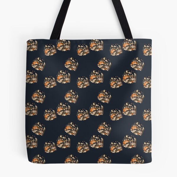 Item preview, Night Library Cats Seamless Bookish Pattern designed and sold by mayank2401.