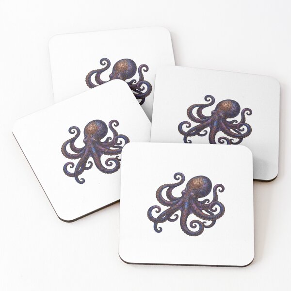 Item preview, Mosaic Octopus Stained Glass Mandala Ocean Sea Life Art designed and sold by ArtivaaStudio.