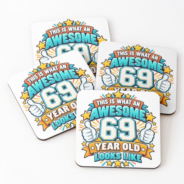 Item preview, 69th Birthday Funny This Is What an Awesome 69 Year Old Looks Like designed and sold by teesvira.