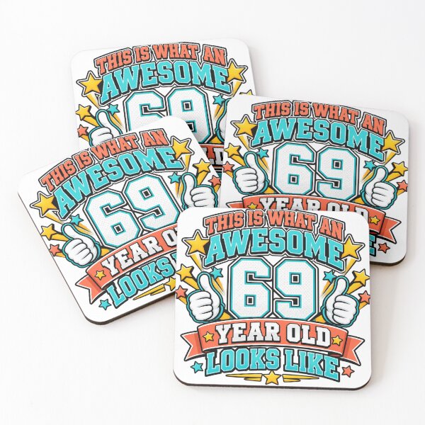 Item preview, 69th Birthday Funny This Is What an Awesome 69 Year Old Looks Like designed and sold by teesvira.
