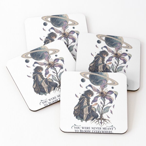 Item preview, Flowers From Another Planet – Celestial Botanical Fantasy designed and sold by veeru-arts.