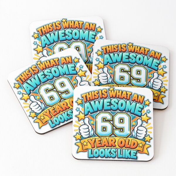 Item preview, 69th Birthday Funny This Is What an Awesome 69 Year Old Looks Like designed and sold by teesvira.