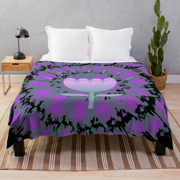 Item preview, Purple Cosmic Flower Mandala Abstract Art designed and sold by ZorianArt.