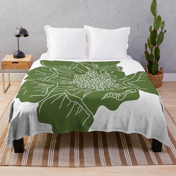 Item preview, Camo Green Floral Botanical Minimalist Illustration designed and sold by CharlottePorterArt.