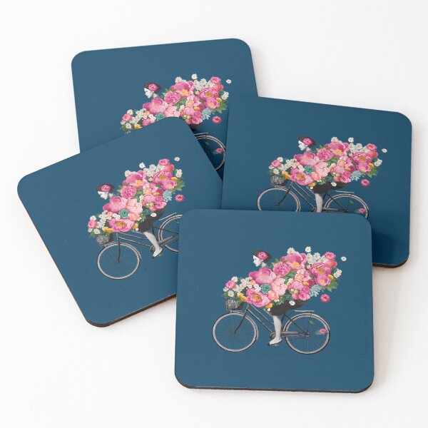 Item preview, Floral Bicycle designed and sold by ZanesBrown.