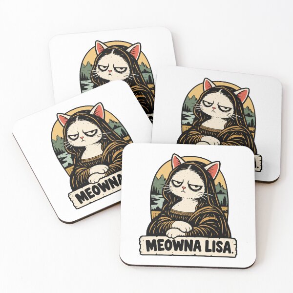 Item preview, Meowna Lisa - Funny Cat Renaissance Art designed and sold by DesignGraphica.