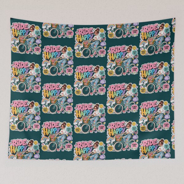Item preview, Ride Happy Graffiti  designed and sold by ZanesBrown.