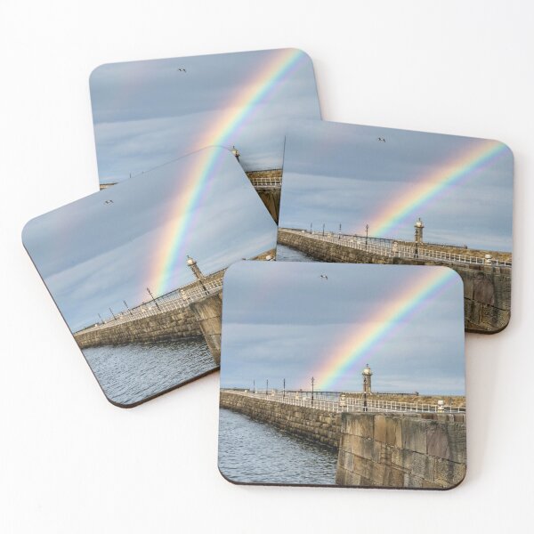 Item preview, Vibrant Rainbow Over Whitby Harbour designed and sold by Astute-Artio-Photography.