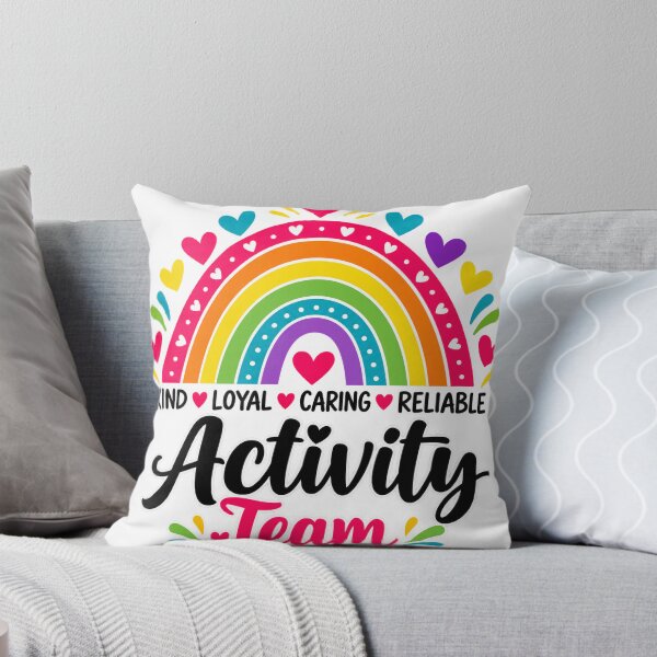 Item preview, Activity Team Kind Loyal Caring Reliable Rainbow Hearts Team Spirit Design designed and sold by teesvira.