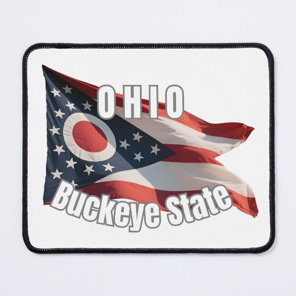 Item preview, Ohio Buckeye State Flag USA Travel Souvenir Gift designed and sold by RVJdesigns.