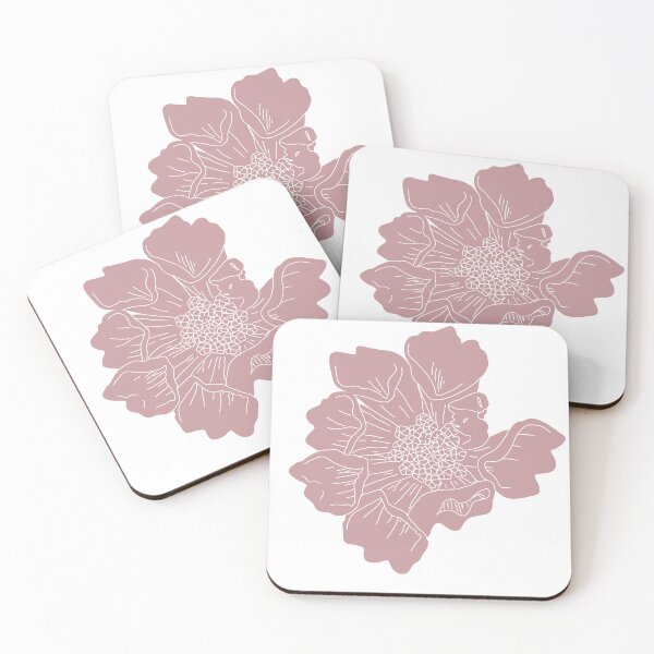 Item preview, Light Mauve Floral Botanical Minimalist Illustration designed and sold by  CharlottePorterArt.