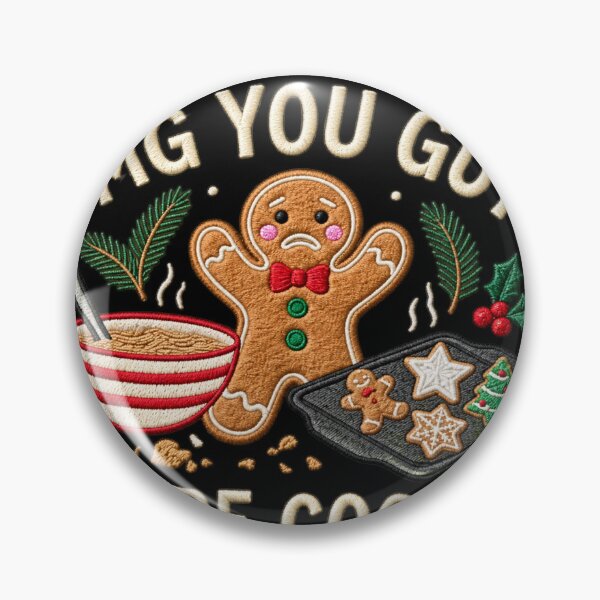 Item preview, Worried Gingerbread Man Beside Christmas Cookie Tray designed and sold by DuneHaicna.