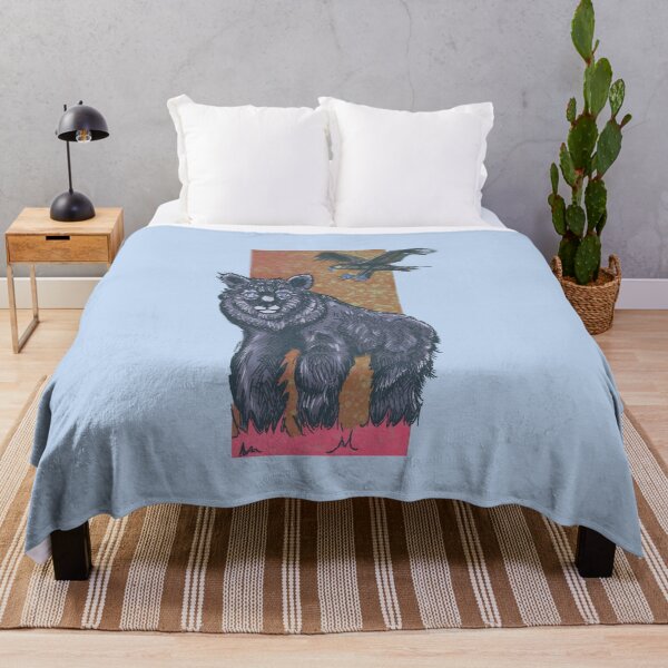 Item preview, Bear & Eagle | Wilderness Illustration | Spirit of the Wild designed and sold by Half Mess.