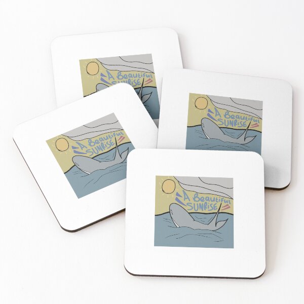 Item preview, A Beautiful Sunrise Dolphin Ocean Vibes Aesthetic designed and sold by yazisaziart.