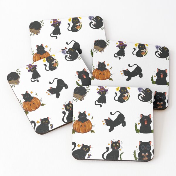 Item preview, Cute Witchy Black Cat Sticker Pack - Kawaii Halloween Bundle designed and sold by Amanda | Branding& Ilustración.