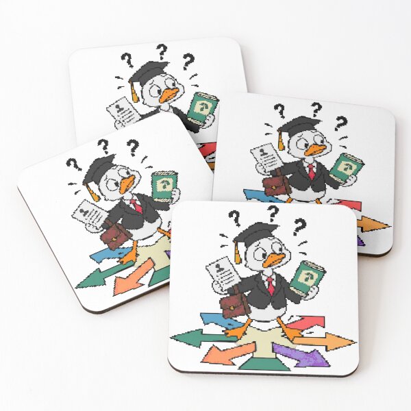 Item preview, Lost Duck at the Crossroads – Pixel Art Adulting Humor designed and sold by NaturePixel.