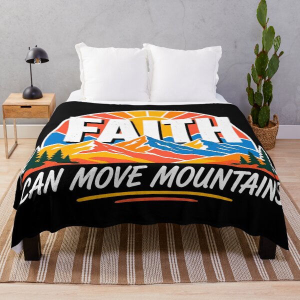 Item preview, Matthew 17:20 Faith Can Move Mountains designed and sold by plushism.