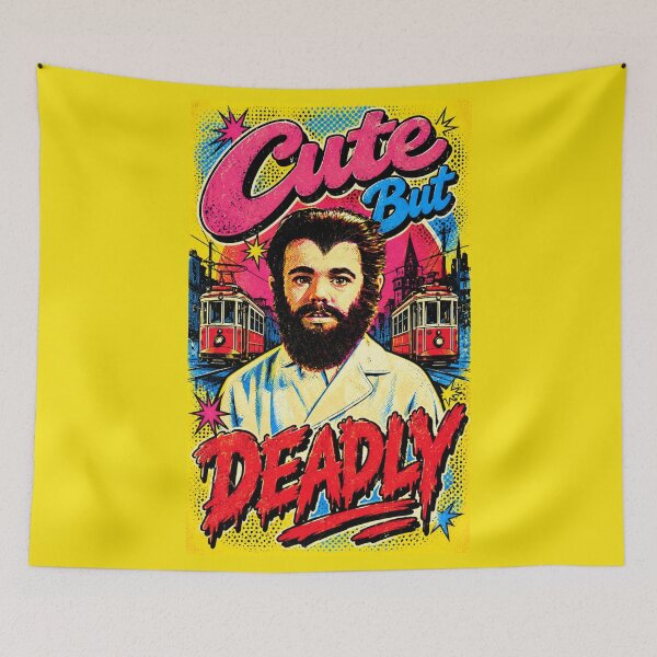 Item preview, Cute But Deadly Retro Pop Art designed and sold by Masterallaturca.