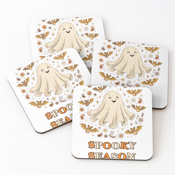Item preview, Spooky Season - Retro 70s Groovy Ghost designed and sold by LifebyDesigning.