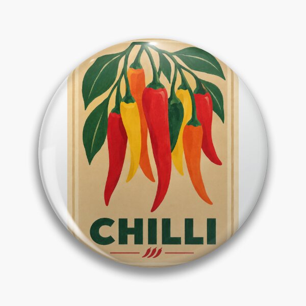 Item preview, Chilli hot red pepper spicy designed and sold by SanturtziPrints.