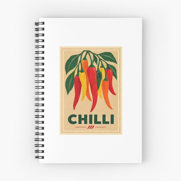 Item preview, Chilli hot red pepper spicy designed and sold by SanturtziPrints.