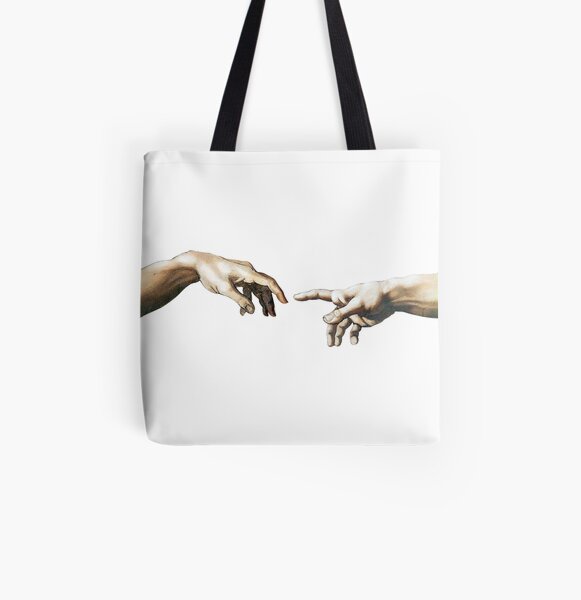 The Hand of God All Over Print Tote Bag