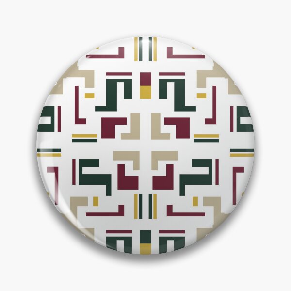Item preview, Abstract Geometric Pattern in Earthy Tones and Retro Vibe designed and sold by Ederson D'Mind.