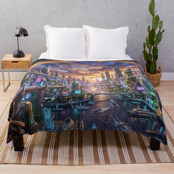 Item preview, Futuristic City of Dreams designed and sold by Sigtrix.