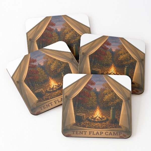 Item preview, Tent Flap Camp Fall Camping Shirt designed and sold by T4C Tees.