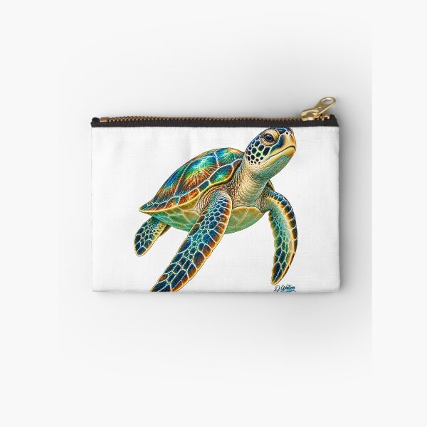 Item preview, Ocean Wanderer – Majestic Green Sea Turtle Wildlife Art designed and sold by BlingandGifts.