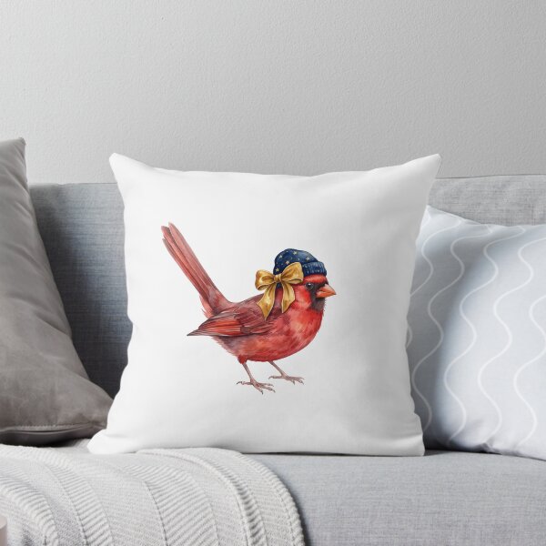 Item preview, Yellow Bow Cardinal designed and sold by Tiffany Roy.