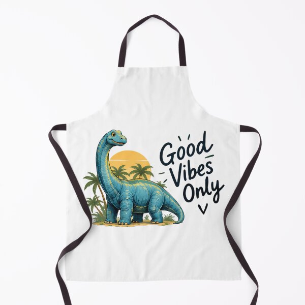 Item preview, Good Vibes Only Cute Brontosaurus Longneck Dinosaur designed and sold by Pyt27.