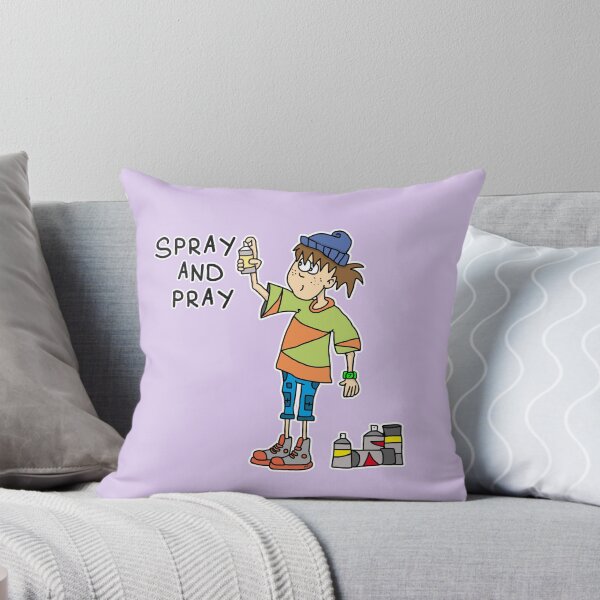 Item preview, Spray And Pray | Funny Graffiti Artist Visual Pun Sticker designed and sold by MyxaART.