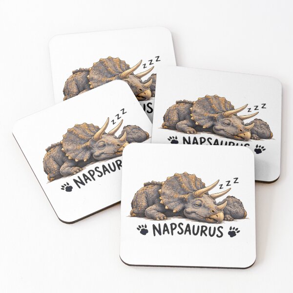 Item preview, Napsaurus Funny Sleeping Triceratops Dinosaur Lover designed and sold by Pyt27.