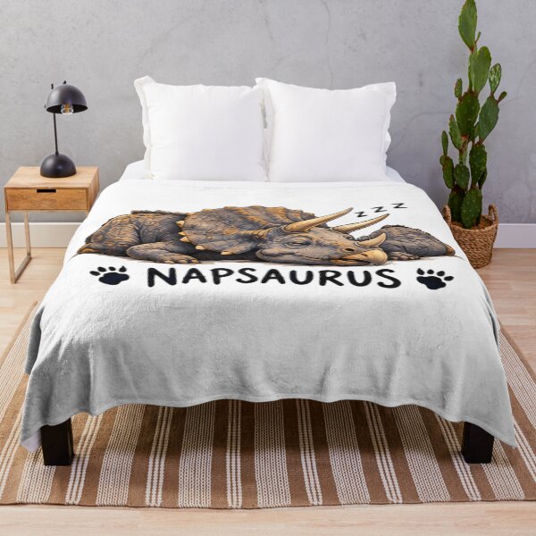 Item preview, Napsaurus Funny Sleeping Triceratops Dinosaur Lover designed and sold by Pyt27.