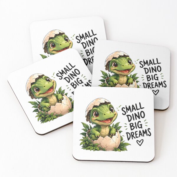 Item preview, Small Dino Big Dreams Cute Baby Dinosaur Hatching designed and sold by Pyt27.