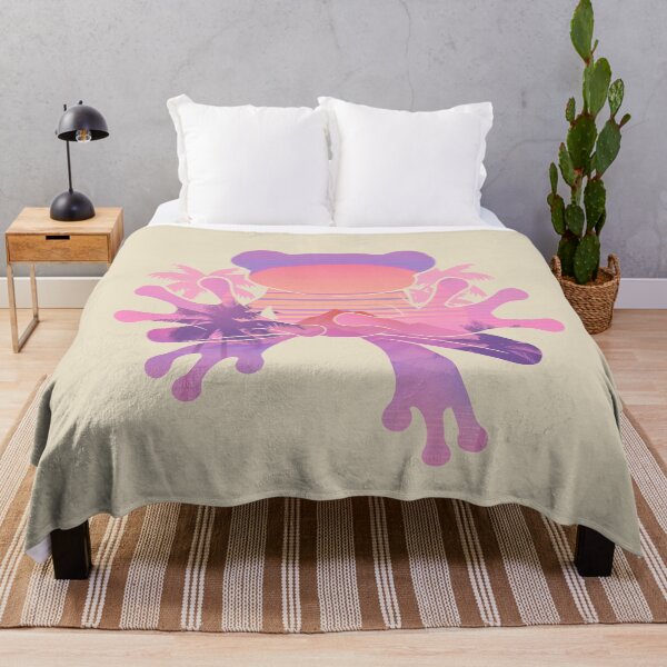 Item preview, Cute Frog Retro Synthwave Tropical designed and sold by mustbewhy.