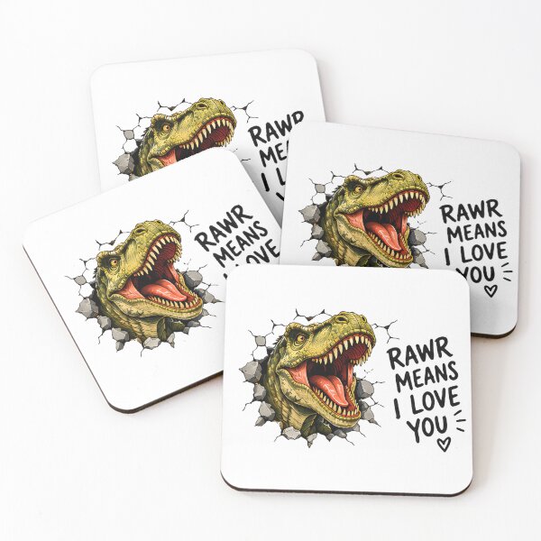 Item preview, Rawr Means I Love You Cute T-Rex Dinosaur Romance designed and sold by Pyt27.