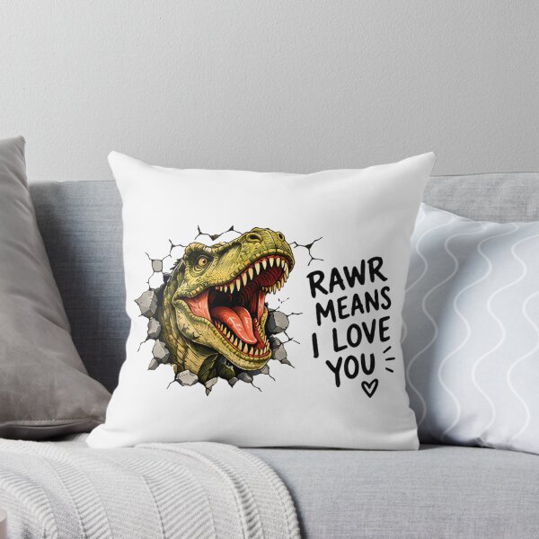 Item preview, Rawr Means I Love You Cute T-Rex Dinosaur Romance designed and sold by Pyt27.
