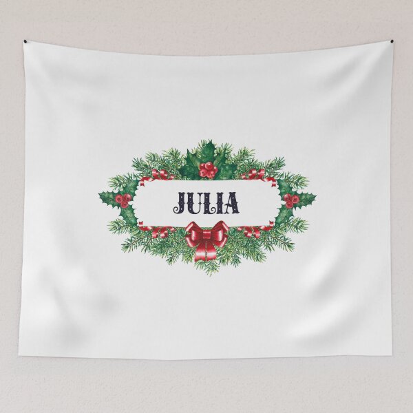 Item preview, Julia Funny & Cool Personalized Christmas Name – Custom Holiday Gift for Girls and Women designed and sold by Oussinc.