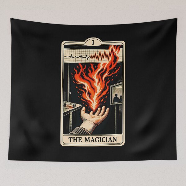 Item preview, I — The Magician: The Test Cannot Measure Fire designed and sold by agearb.