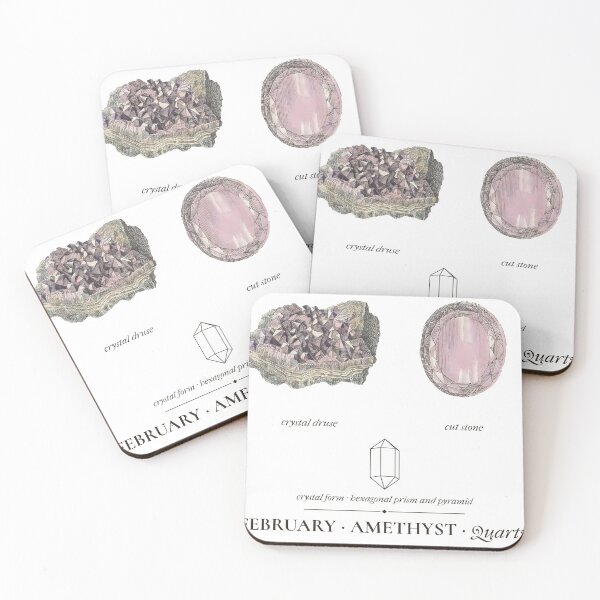 Item preview, February Birthstone, Amethyst Druse and Cut Stone designed and sold by sustainableme.