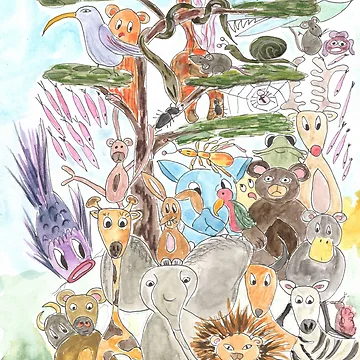 Artwork thumbnail, Hidden Object, Animals by Anke‘s Bazaar