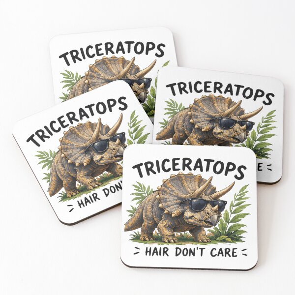 Item preview, Hair Don T Care Funny Triceratops Dinosaur Sunglasses designed and sold by Pyt27.