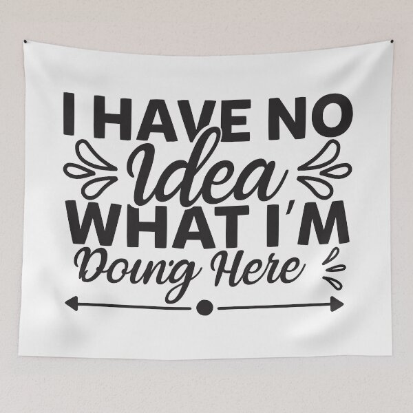 Item preview, Socially Awkward and Proudly Confused designed and sold by CleanDecor.